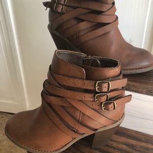 Shiekh Brown Ankle Boots